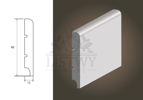 Slim 80 R5 Plus Listwa przypodłogowa