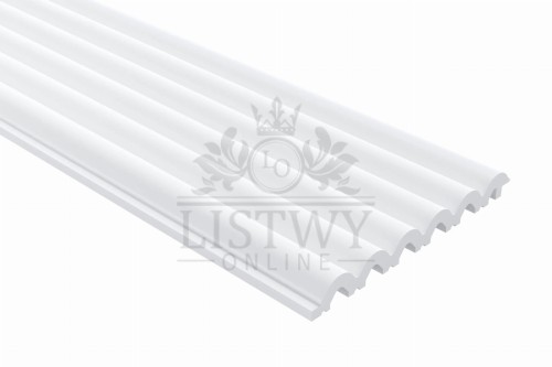 Lamelli Sereno L0401TP Mardom Decor panel ścienny 3D biały lakierowany