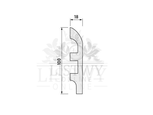 LPC-19 Creativa Listwa Przypodłogowa czarna 