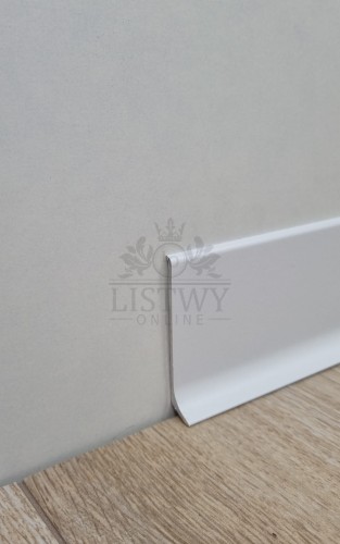 Listwa przypodłogowa Metal line 90 Biały ST 6cm 