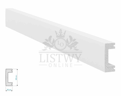 PN4016 Listwa przypodłogowa / naścienna 