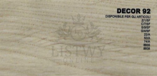 Profil Unisystem/Unisystem Plus 92 S/9/SF do podłóg laminowanych i LVT