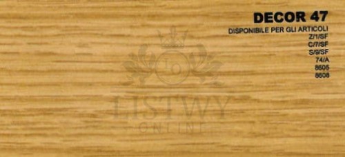 Profil  Unisystem/Unisystem Plus 47 Z/1/SF do podłóg laminowanych i LVT 