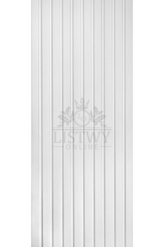 Lamelli Medio L0201TP Mardom Decor panel ścienny 3D biały lakierowany