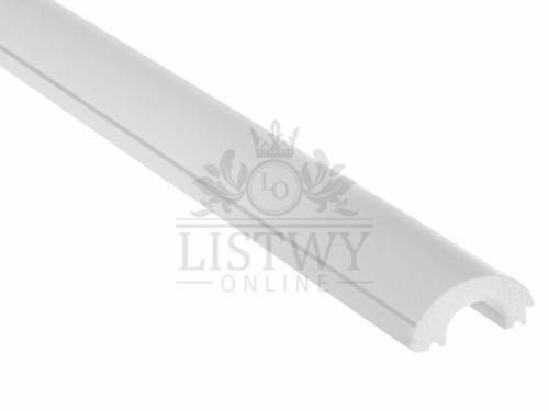 WP001LTP Duna Mardom Panel ścienny biały lakierowany - zakończenie lewe