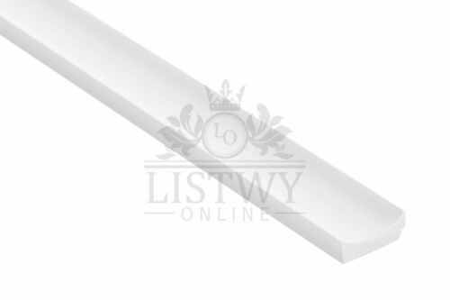 WP002LTP Lumio Mardom Panel ścienny biały lakierowany  - zakończenie lewe 