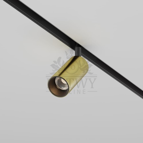 Lampa szynowa Focus Led Exility 3000K 5W 36° Mosiądz