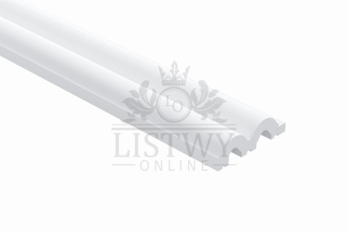 L0401RT Mardom Panel ścienny biały - zakończenie prawe 
