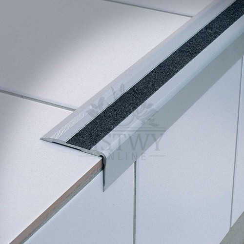 Profil schodowy samoprzylepny stairtec SA Anodowany srebrny