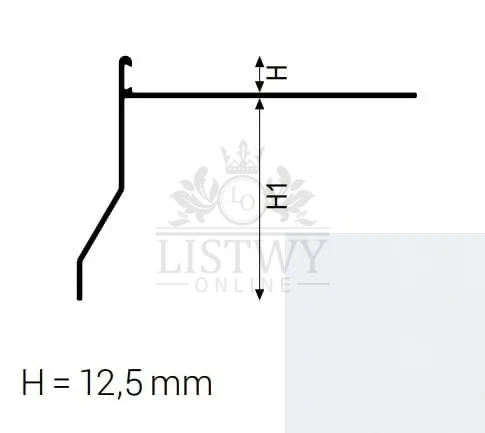 Profil balkonowy bordertec BCS Aluminiowy biały 
