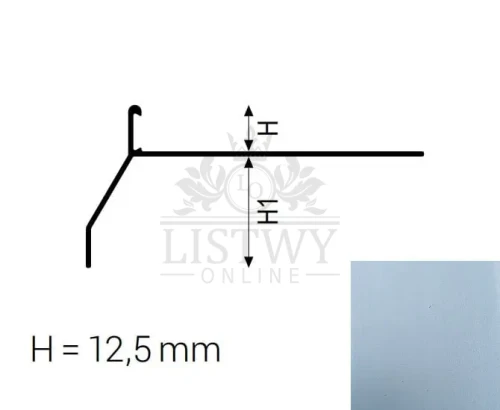 Profil balkonowy bordertec BCS30 Aluminiowy anodowany srebrny