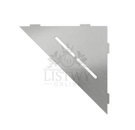 Półka ścienna łazienkowa SHELF-E-S1-EB PURE Stal nierdzewna szczotkowana 