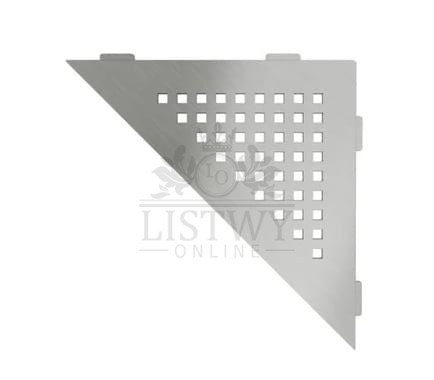 Półka ścienna łazienkowa SHELF-E-S1-EB SQUARE Stal nierdzewna szczotkowana