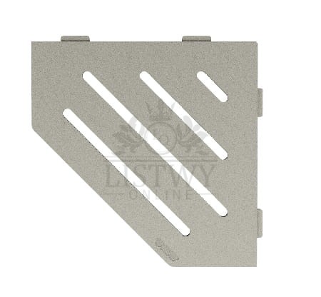 Półka ścienna łazienkowa SHELF-E-S2-TS WAVE powłoka strukturalna szary kamienny