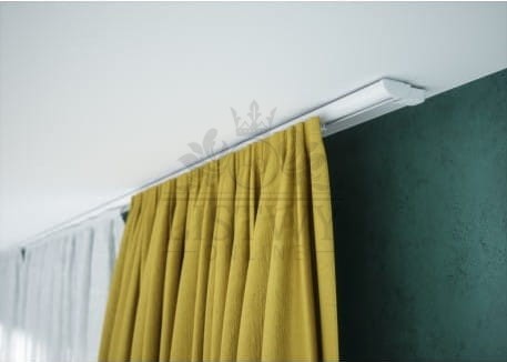 Szyna aluminiowa pojedyncza biała komplet ZD-300 cm