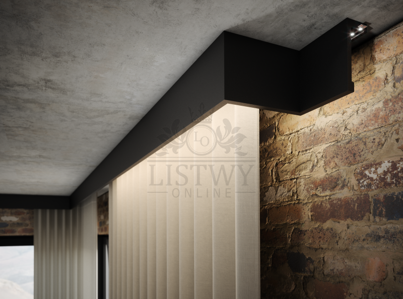 Listwa Karniszowa LK-03 czarna.png