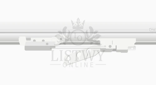 Uchwyty końcowe WAVE Creativa do karnisza teleskopwego - komplet 2 szt. UWE2